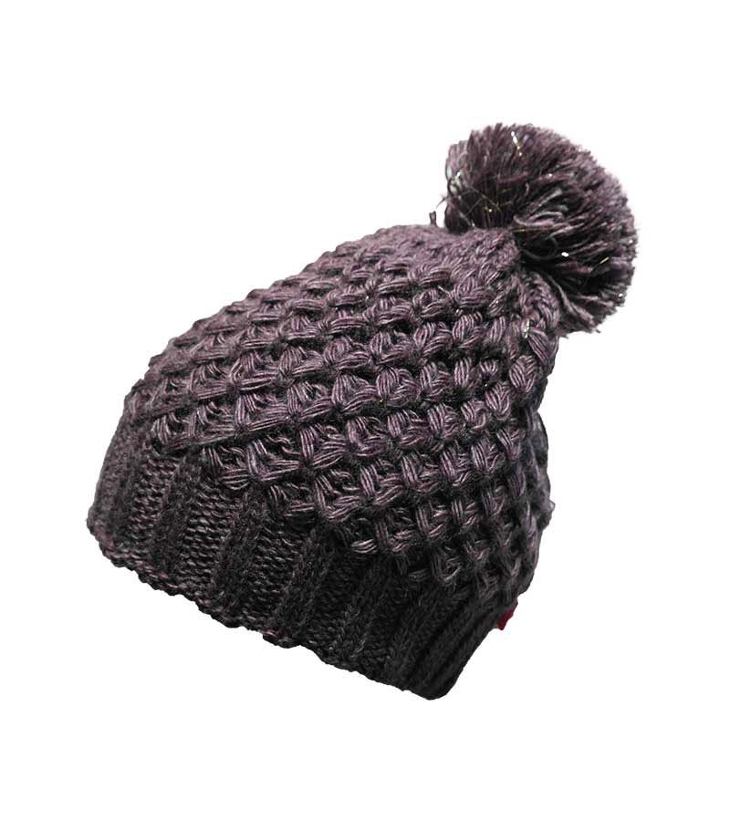 Mütze mit silber-Effekt - medium Purple