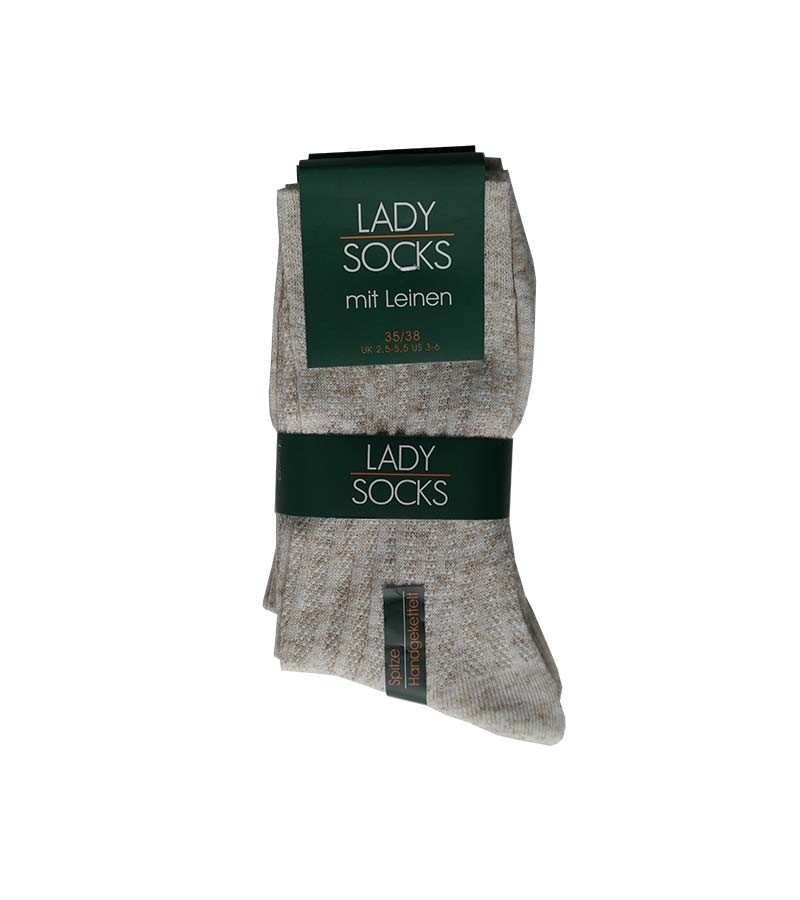 LADY Socks mit Leinen