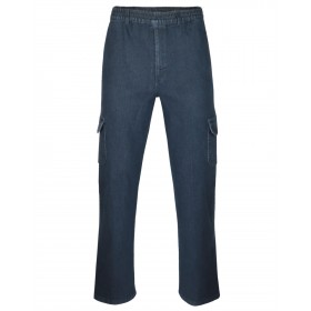T-MODE Herren Jeans Stretch Schlupfhose, Gummizughosen Sommer Kollektion