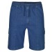 Herren Stretch Jeans-Shorts mit Schlupfbund - Blue