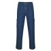 Herren Jeans Stretch Schlupfhose Schlupfjeans mit Gummizug Freizeithose - Blue-Frontansicht