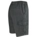 Herren Schlupf-Jeans Shorts kurze Hose aus Stretch Baumwolle - Black