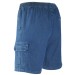 Herren Schlupf-Jeans Shorts kurze Hose aus Stretch Baumwolle - Blue
